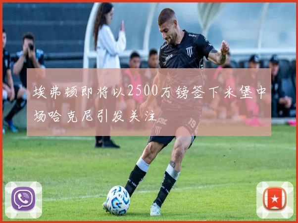 埃弗顿即将以2500万镑签下米堡中场哈克尼引发关注